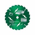 Muebles Para El Hogar Bullfrog 7.25 in. Dia. x 0.63 in. Steel Power Tool Saw Blade - 24 Teeth MU3334508